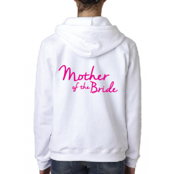 mother of the bride hoodie